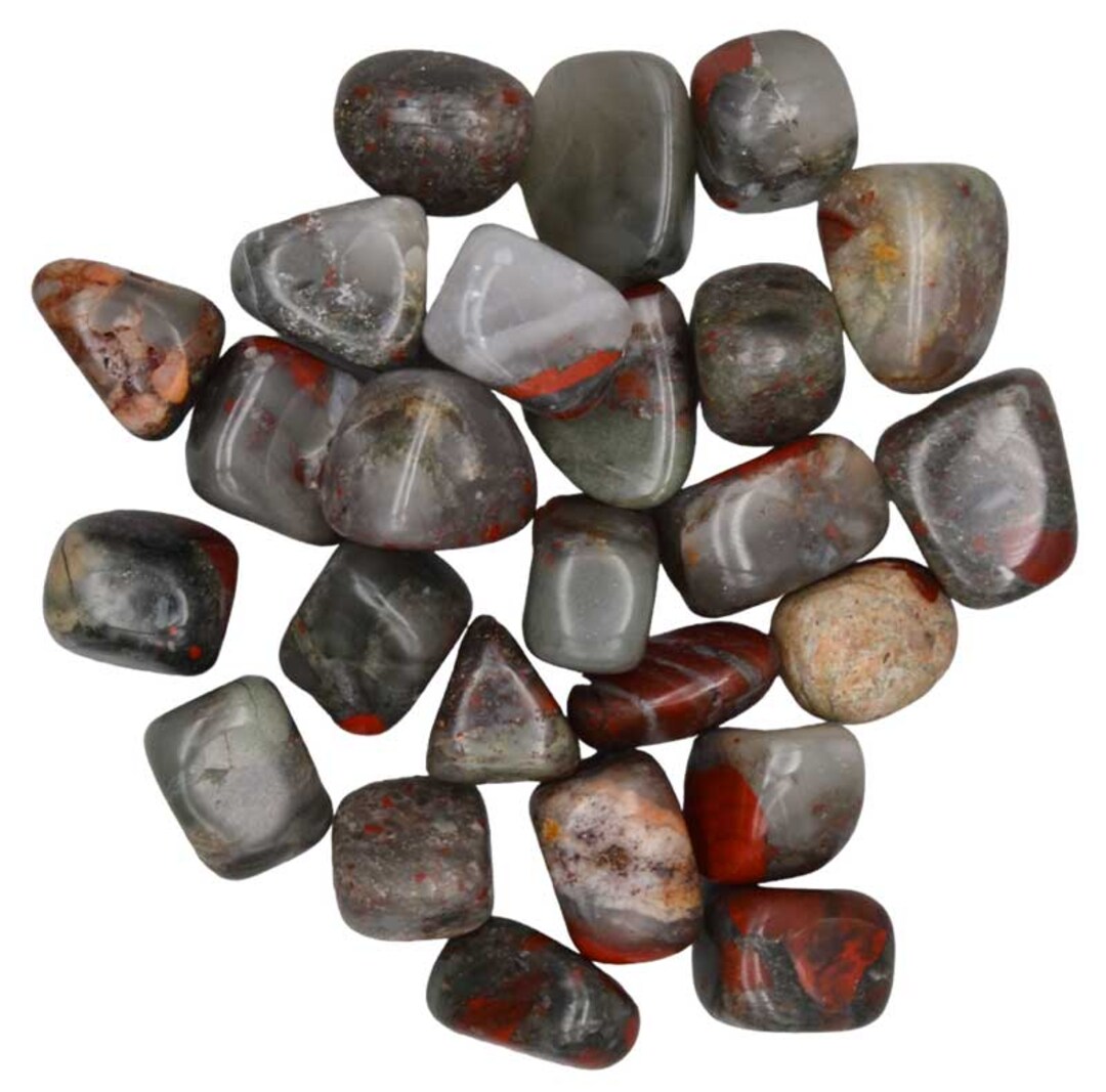 Bloodstone Tumbled Stones lb, lb, lb Bulk Options A-Grade